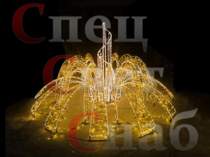 Светодиодный фонтан "Симфония" Теплый белый