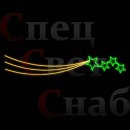 Светодиодная перетяжка "Звездный след" 3м зеленый