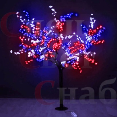 Светодиодное дерево Сакура триколор 1,8м