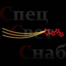 Светодиодная перетяжка "Звездный след" 3м красный