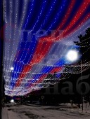 Гирлянда "Звездное небо" 20х40м навес IP44