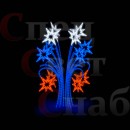 Стела квартет  "Звездные цветы" триколор